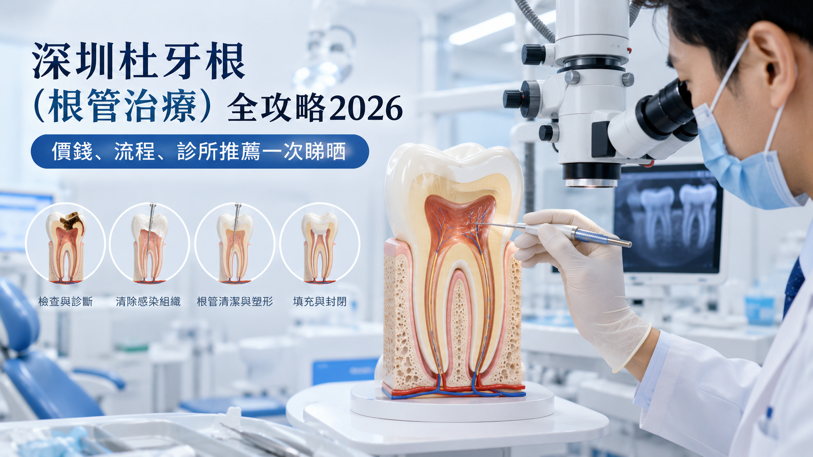 深圳杜牙根（根管治療）全攻略2026｜價錢、流程、診所推薦一次睇晒