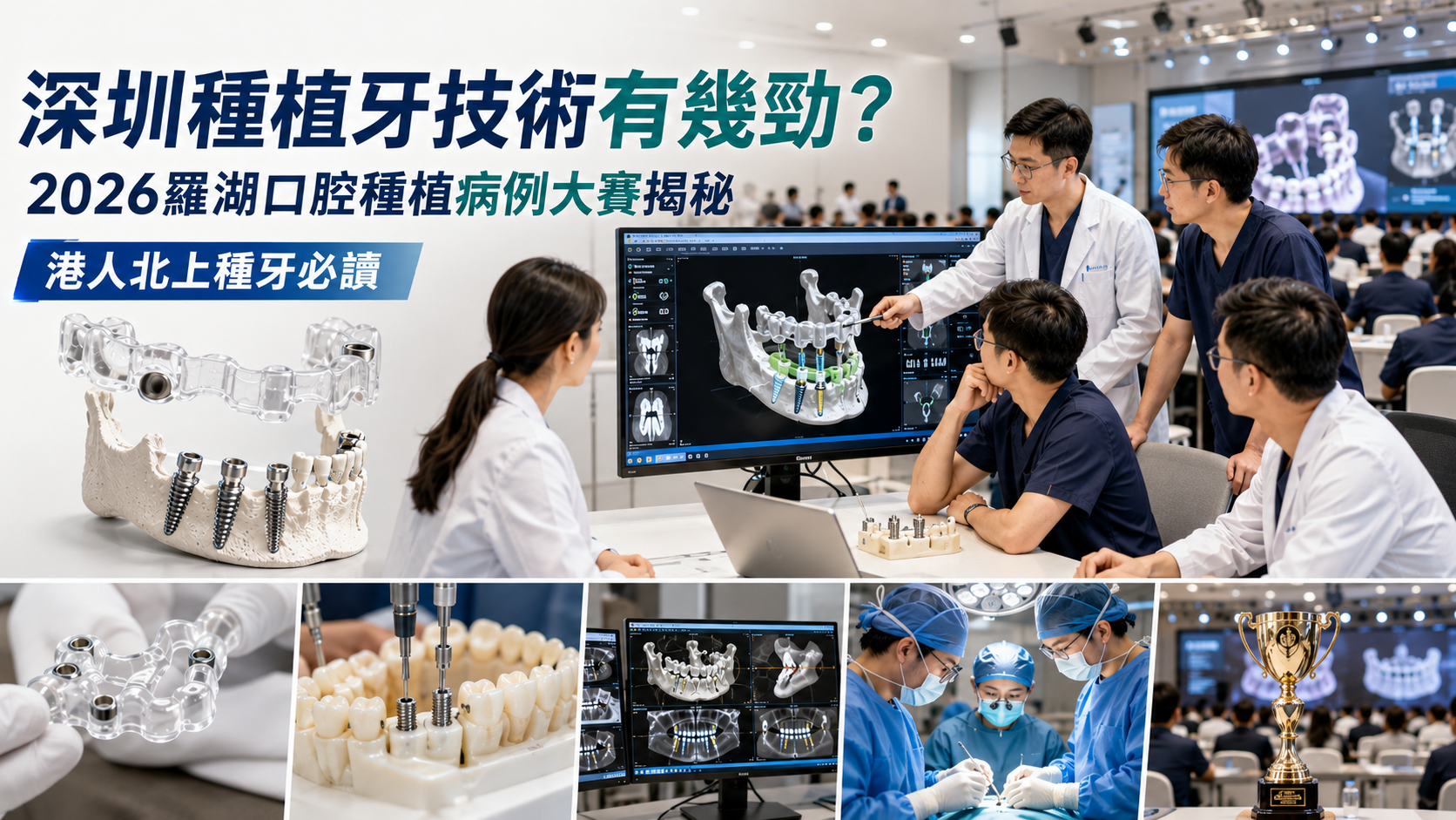 深圳種植牙技術有幾勁？2026羅湖口腔種植病例大賽揭秘｜港人北上種牙必讀