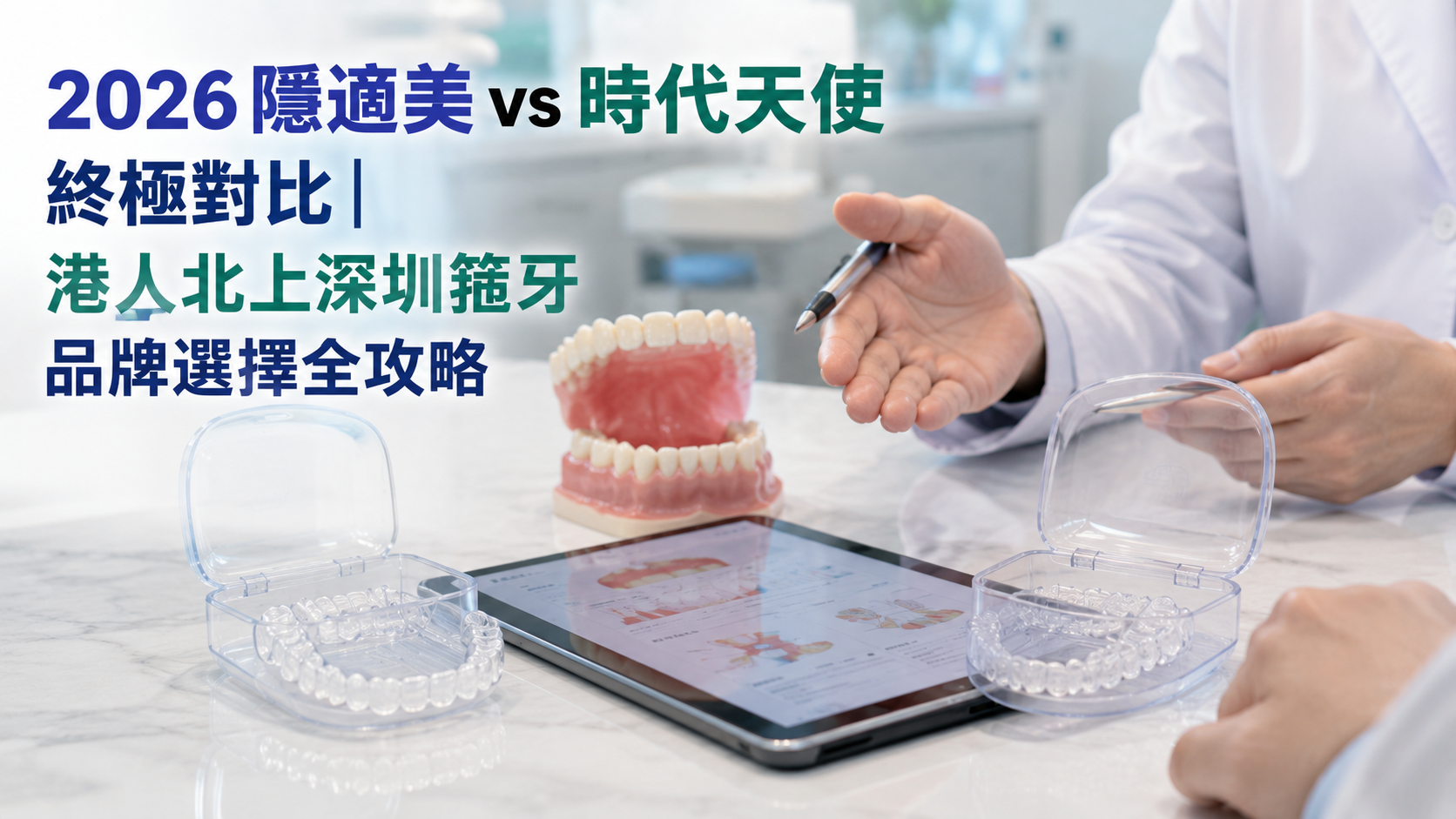 2026隱適美vs時代天使終極對比｜港人北上深圳箍牙品牌選擇全攻略
