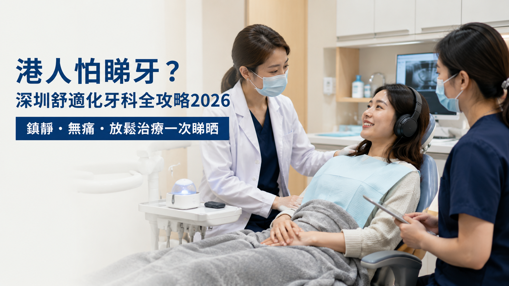 港人怕睇牙？深圳舒適化牙科全攻略2026｜鎮靜・無痛・放鬆治療一次睇晒