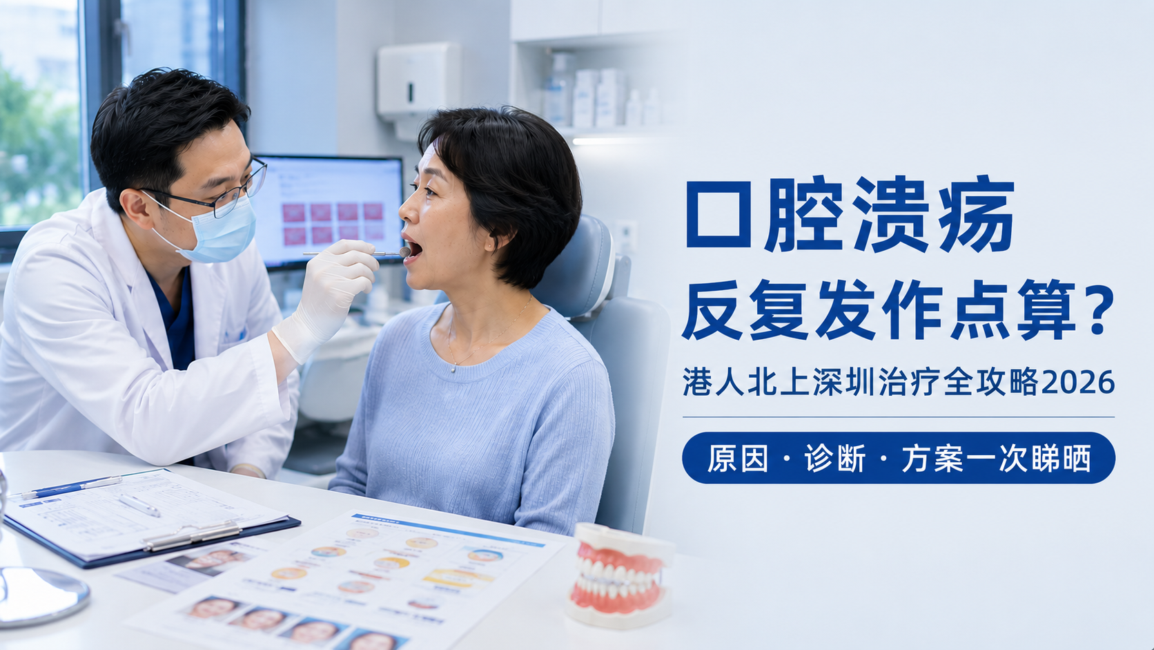 口腔溃疡反复发作点算？港人北上深圳治疗全攻略2026｜原因·诊断·方案一次睇晒