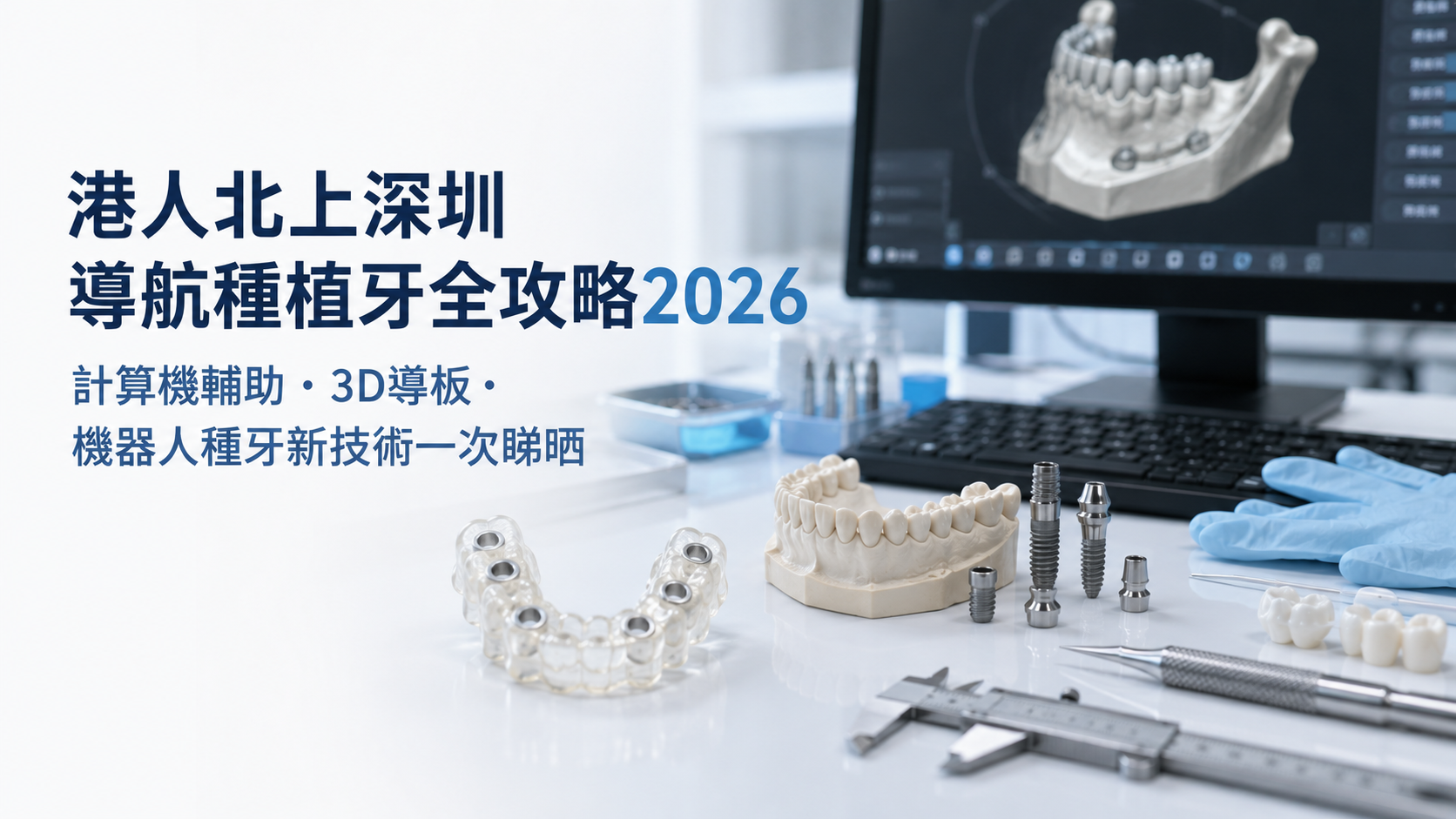 港人北上深圳導航種植牙全攻略2026｜計算機輔助・3D導板・機器人種牙新技術一次睇晒