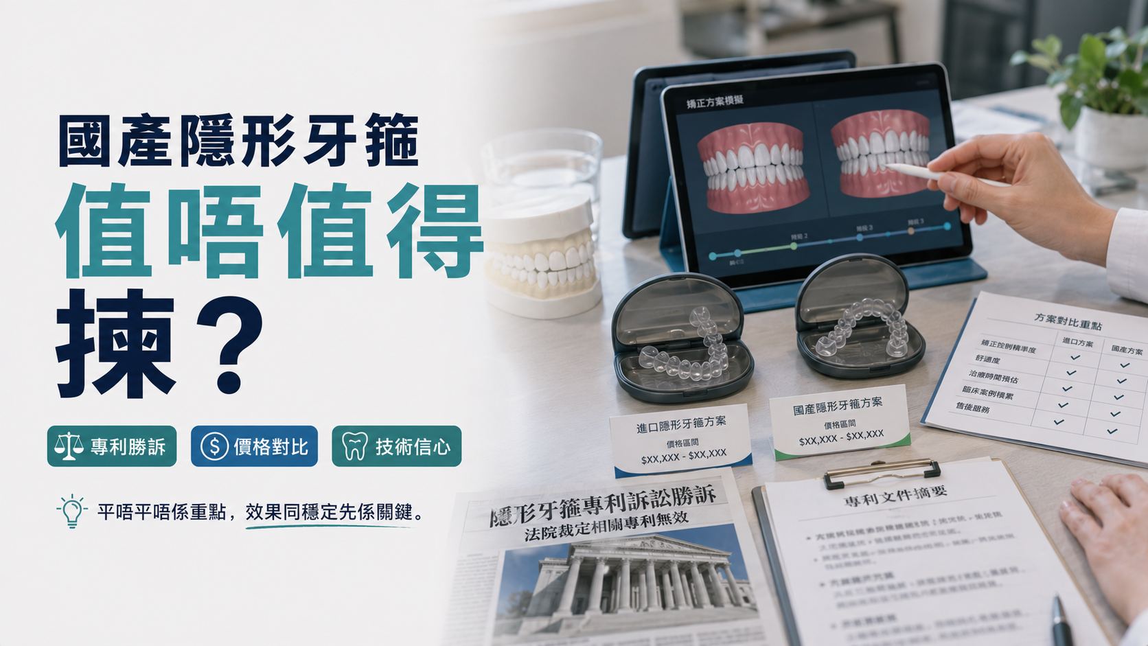 國產隱形牙箍技術獲司法認可，港人北上深圳箍牙有咩著數？