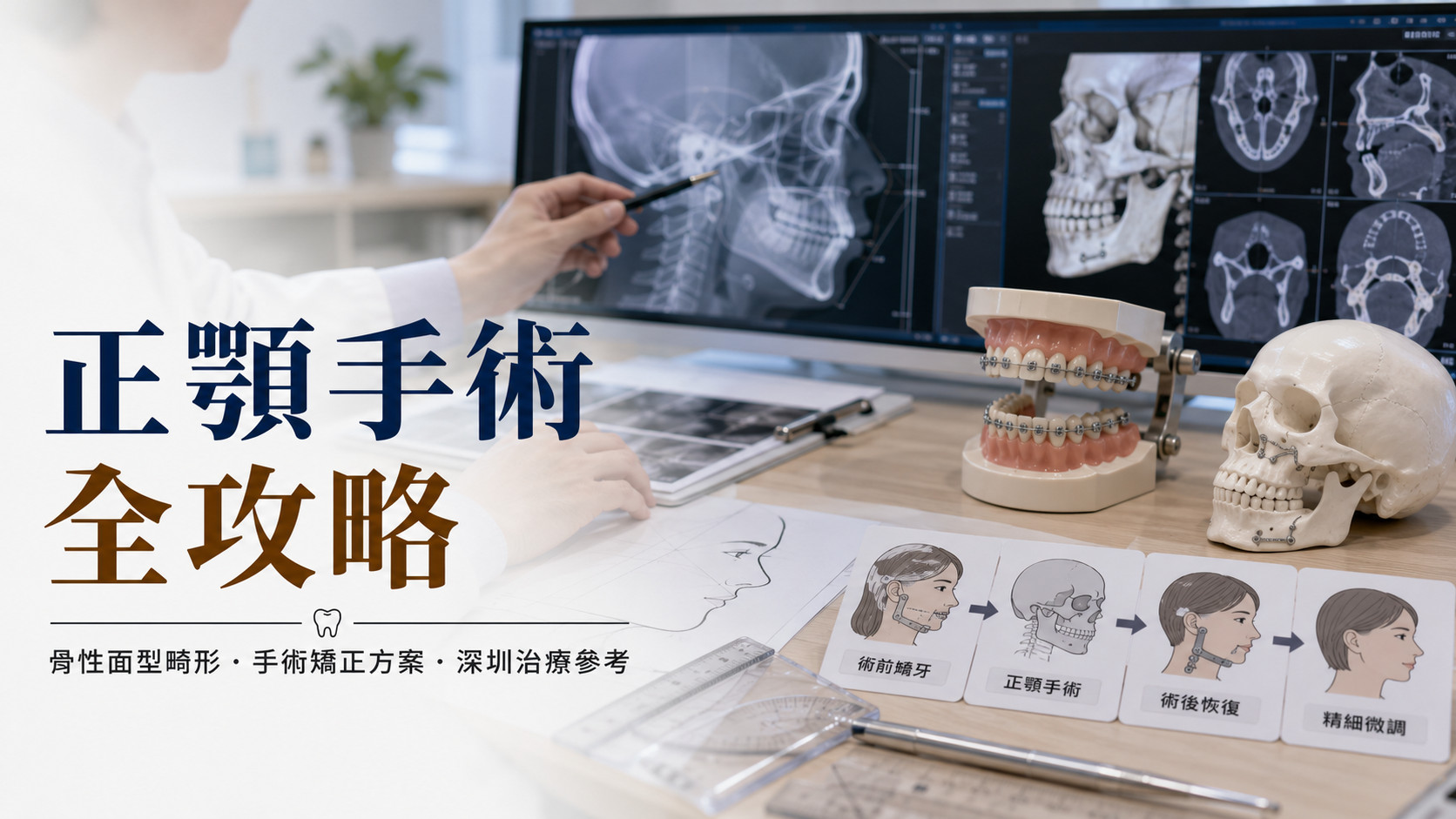 正颌手术全攻略｜骨性面型畸形・手術矯正方案・深圳治療參考
