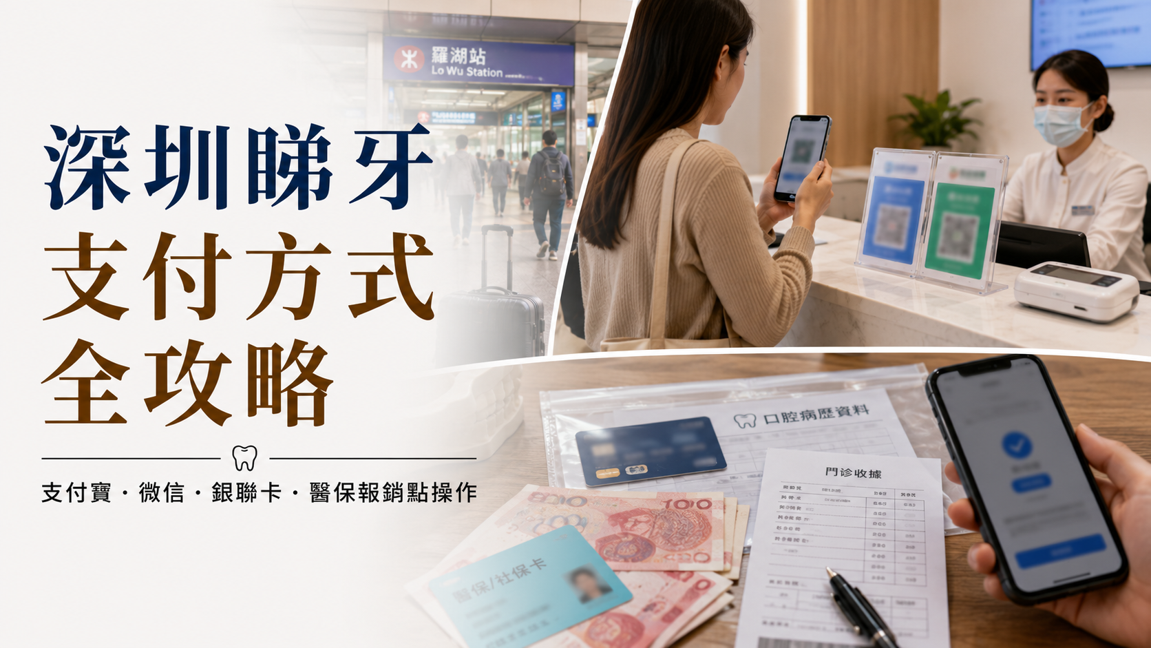 港人北上深圳睇牙支付方式全攻略｜支付寶・微信・銀聯卡・醫保報銷點操作