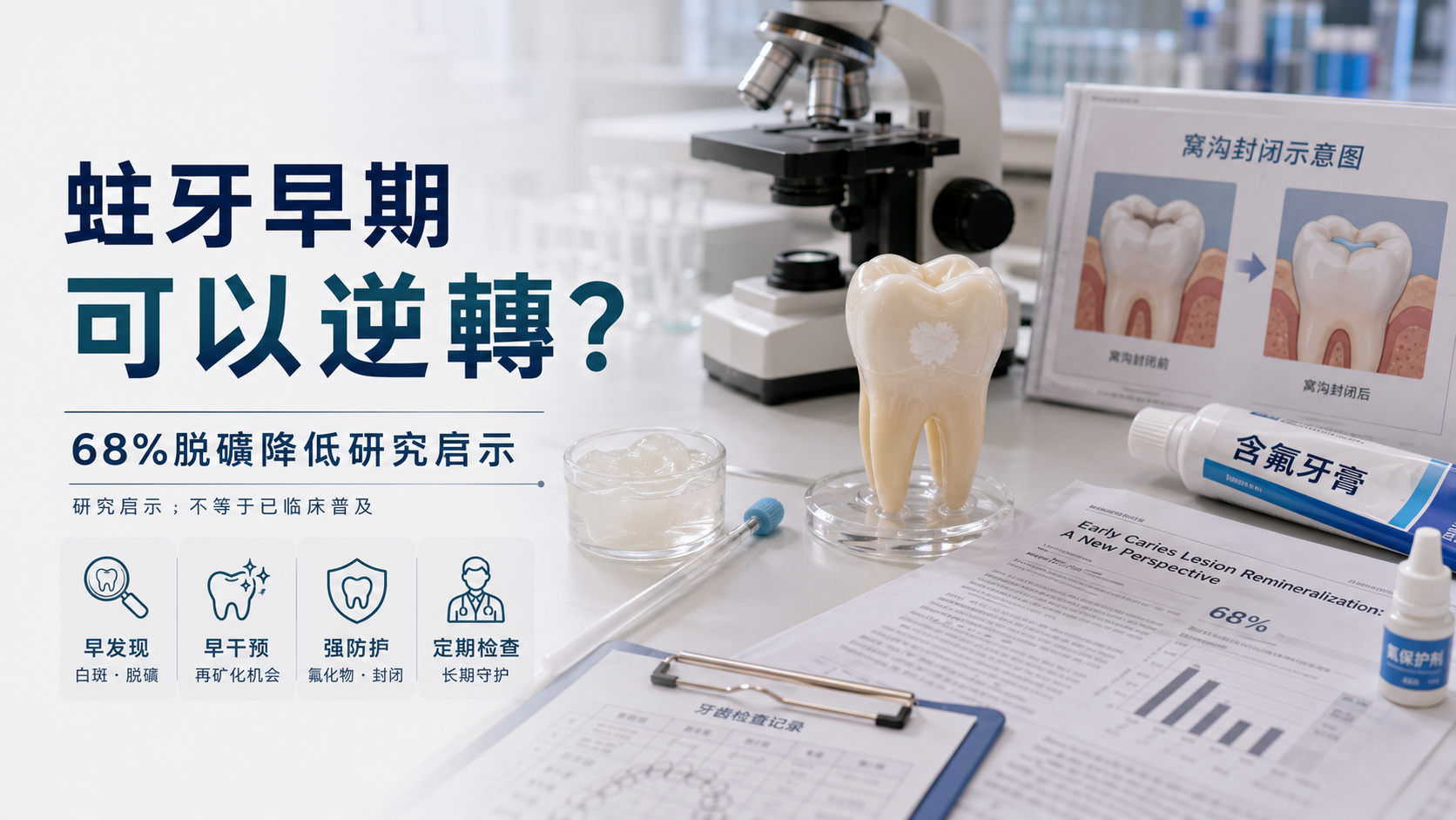 蛀牙早期 可以逆轉？