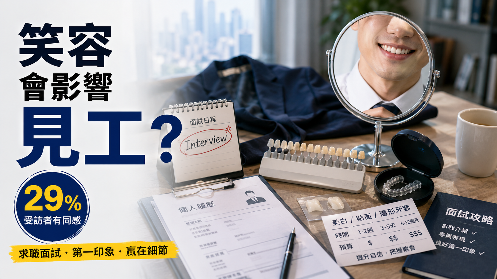 29%受訪者因口腔外觀影響求職2026