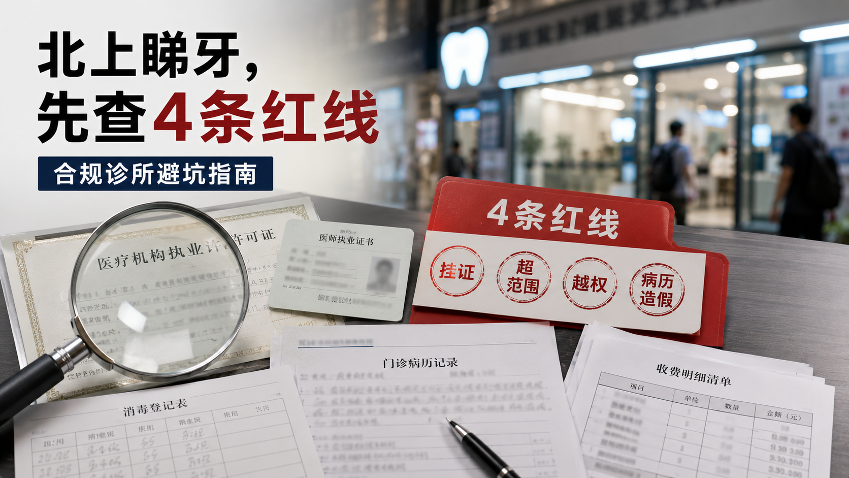口腔专项稽查4条红线