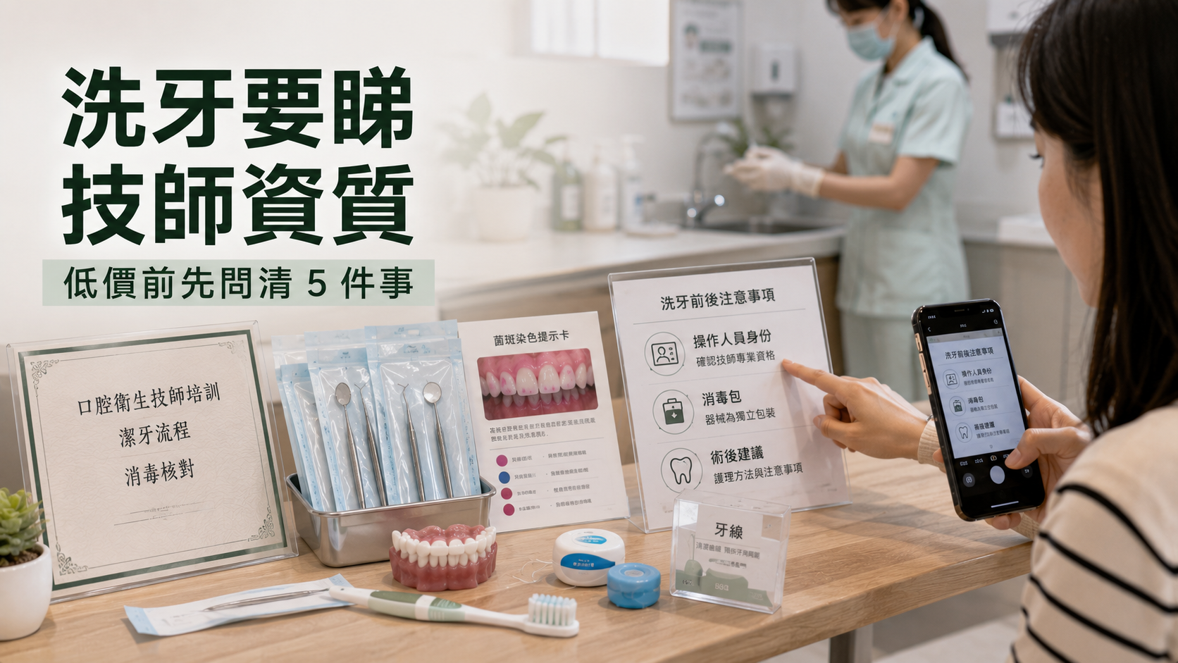 深圳洗牙/潔牙點揀專業技師