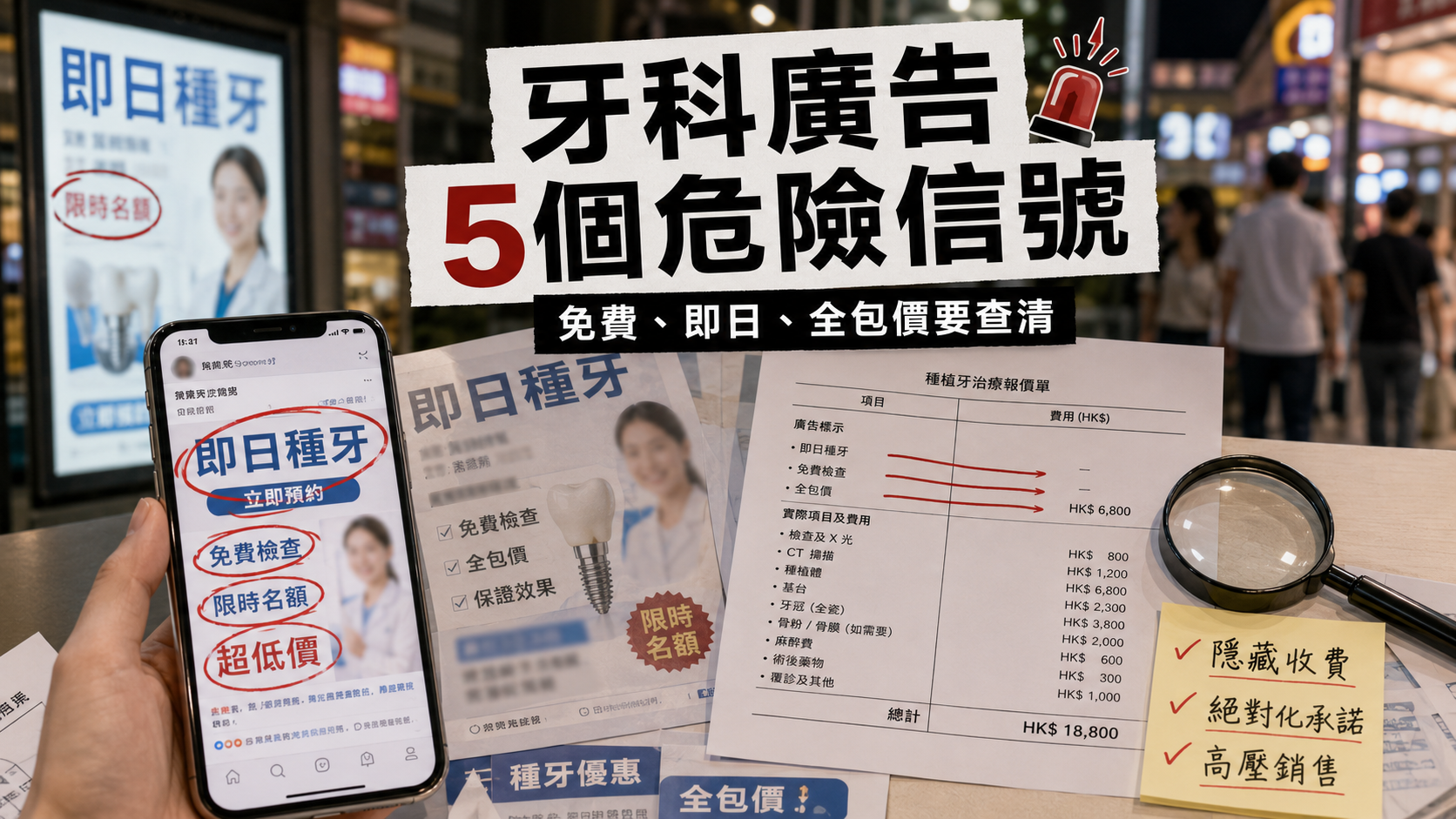 港人北上深圳睇牙識別誇大宣傳