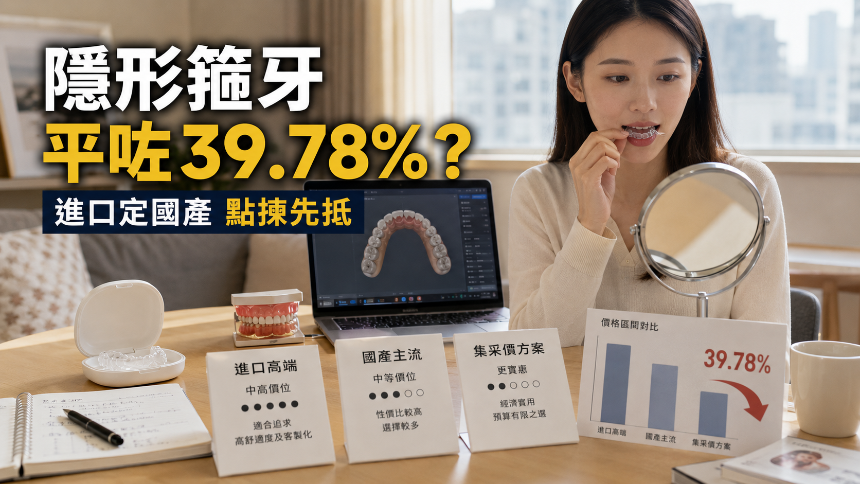 隱形箍牙 平咗39.78%？