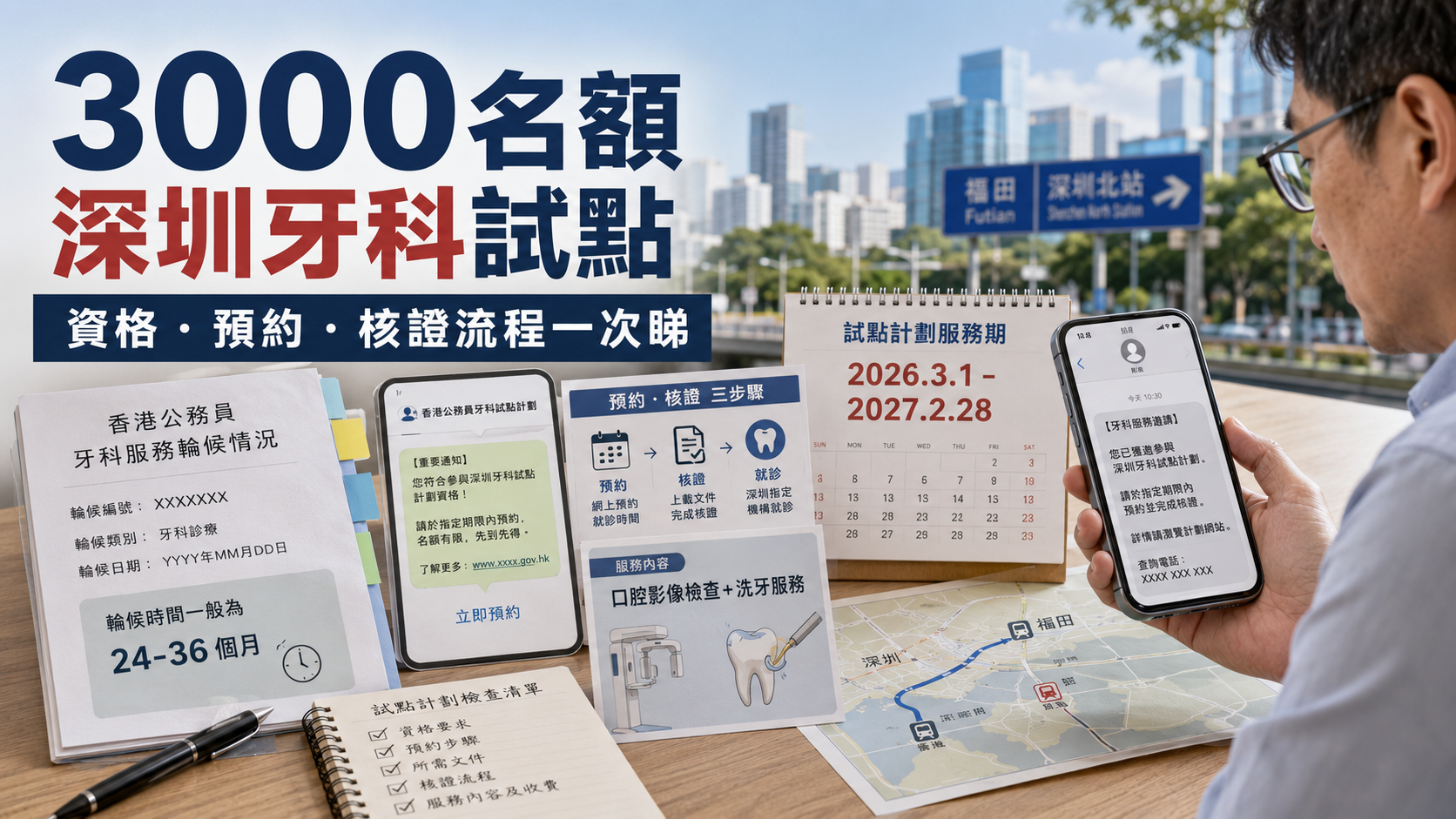 3000名額 深圳牙科試點