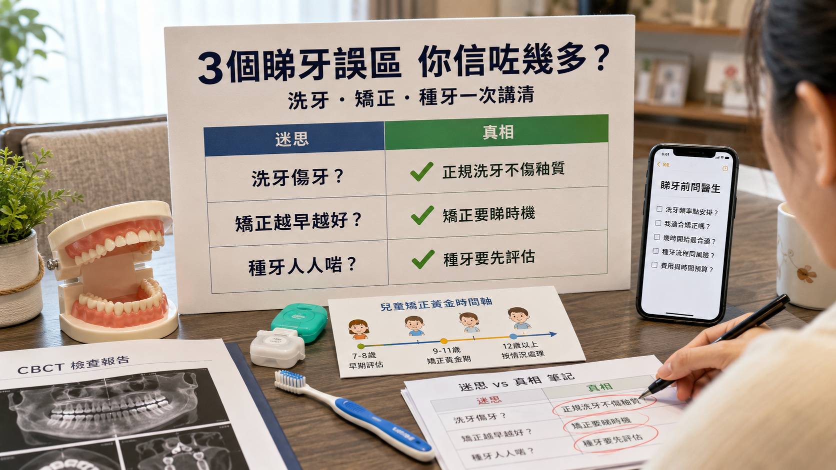 3個睇牙誤區 你信咗幾多？