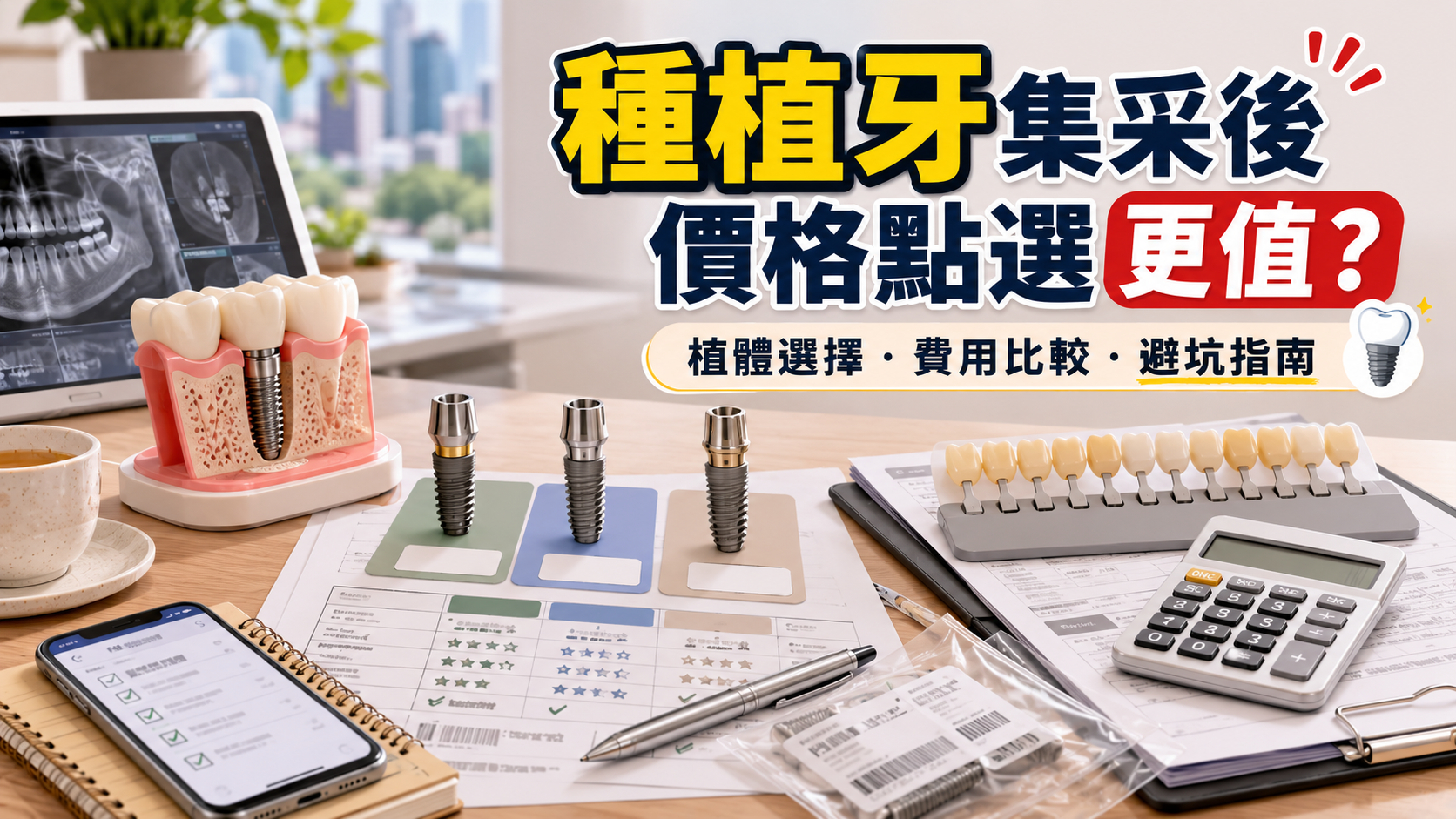 種植牙集采後價格與植體選擇2026