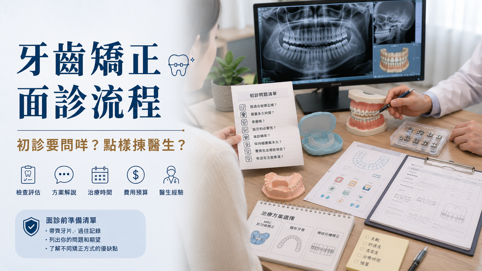 港人北上深圳牙齒矯正面診流程2026｜初診要問咩？點樣揀醫生？