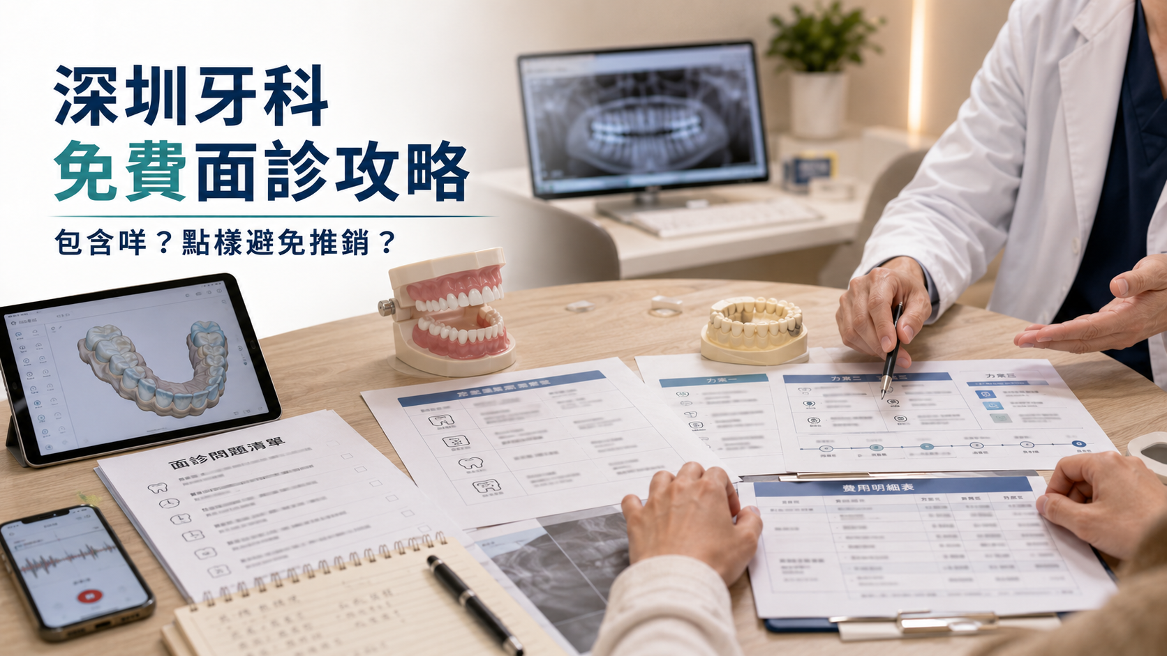 深圳牙科免費面診攻略2026｜免費面診包含咩？點樣避免推銷？港人北上必讀