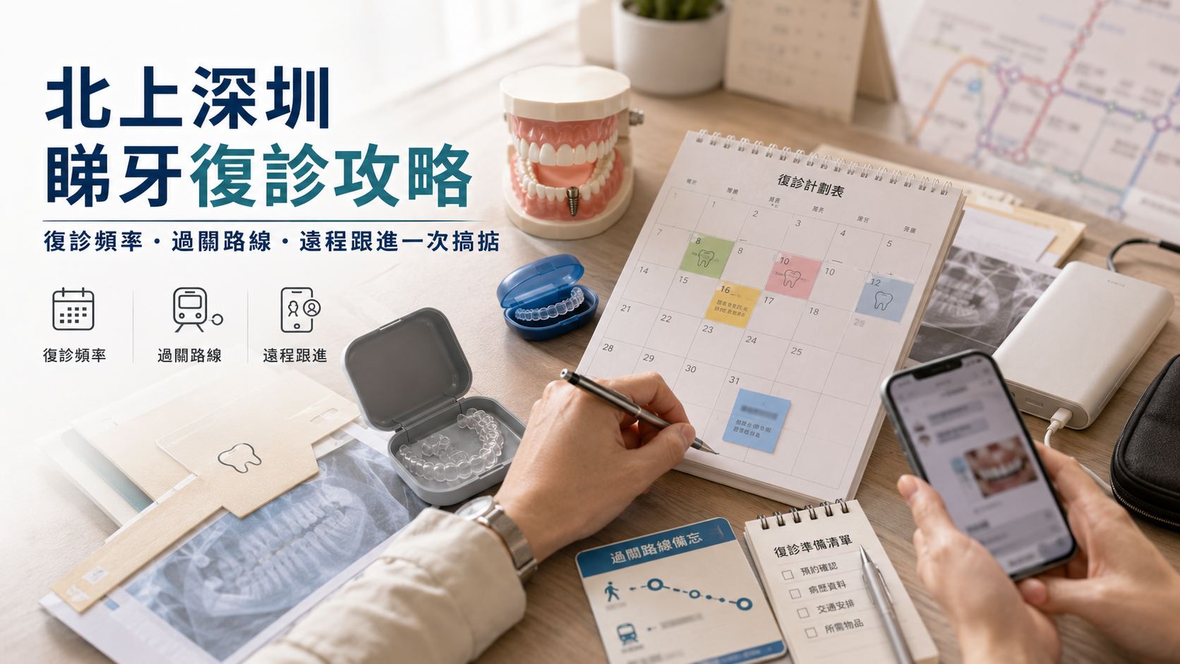 港人北上深圳睇牙復診攻略2026｜跨境復診頻率、過關路線、遠程跟進一次搞掂