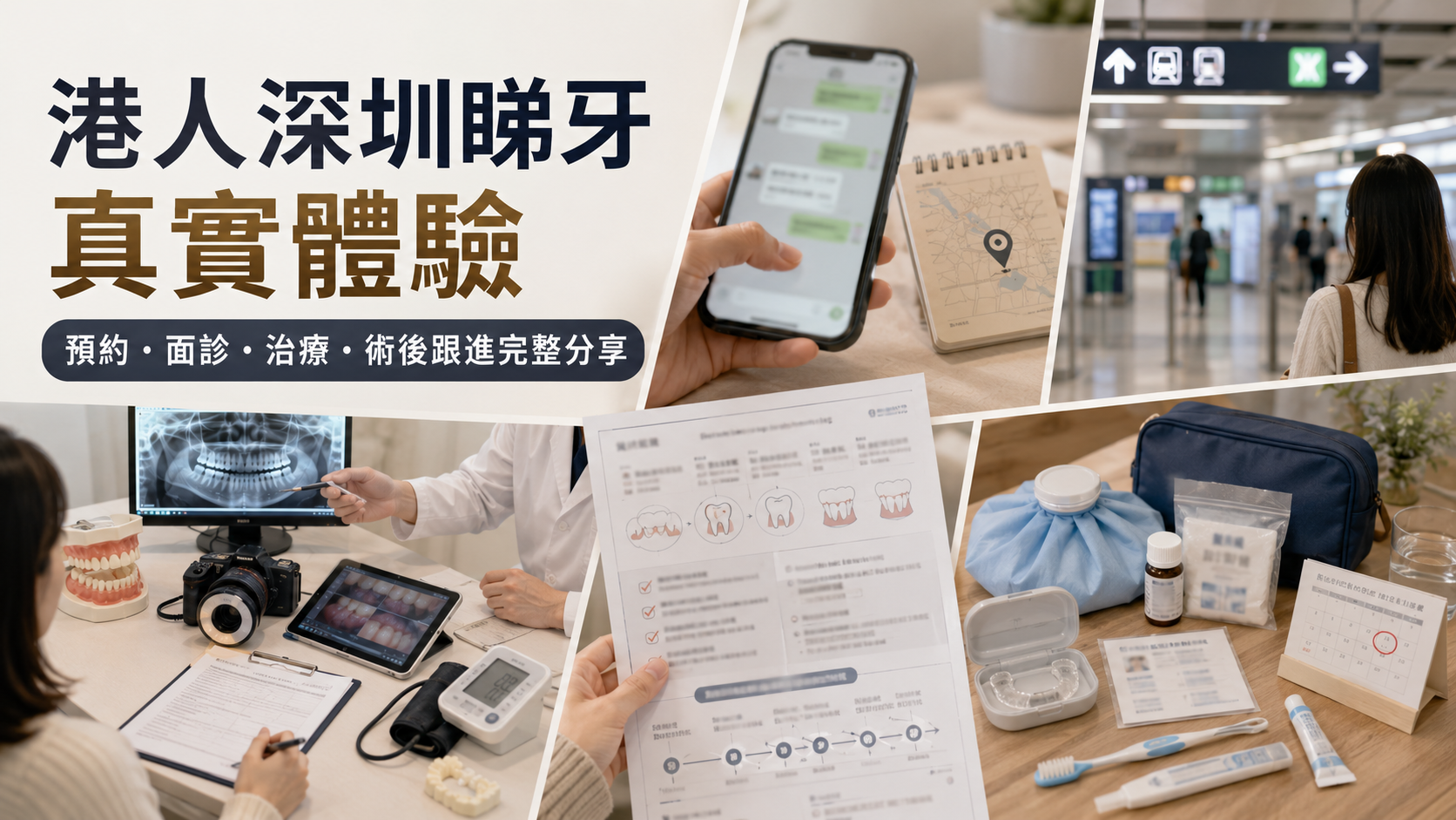 港人深圳睇牙真實体验全記錄2026：從預約、過關、面診到術後跟進，過來人完整分享