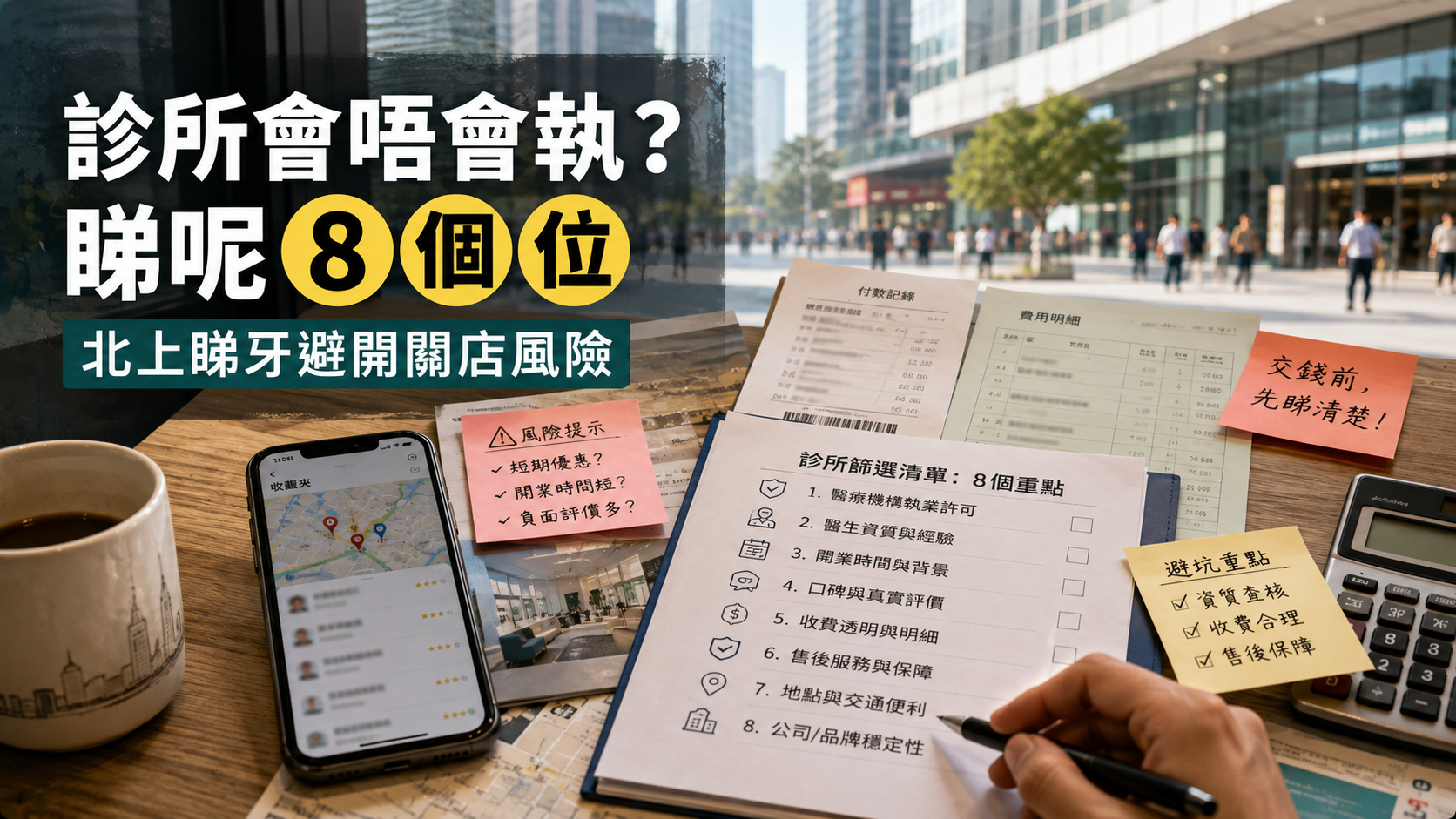 診所會唔會執？睇呢8個位