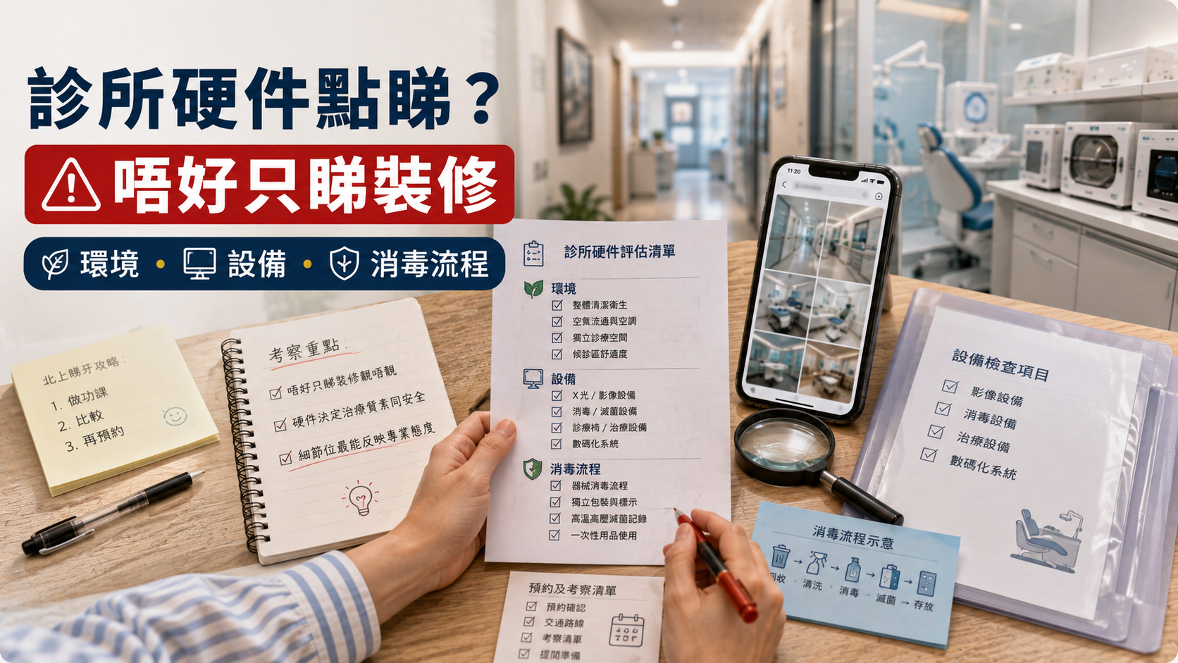 診所硬件點睇？唔好只睇裝修