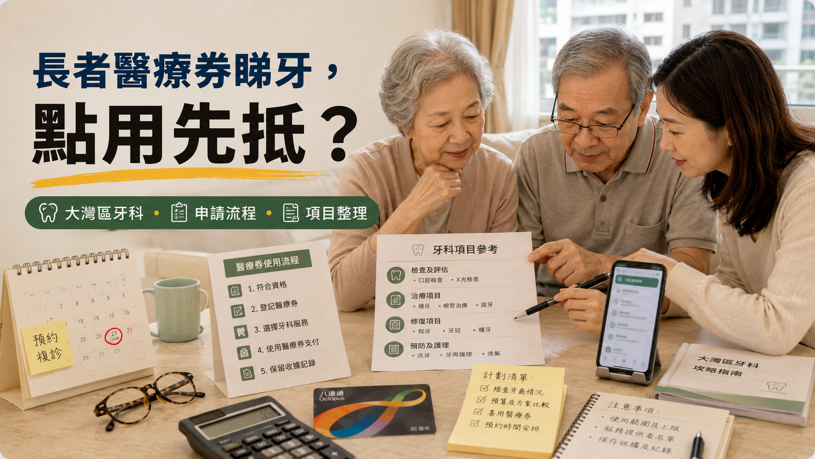 長者醫療券睇牙，點用先抵？