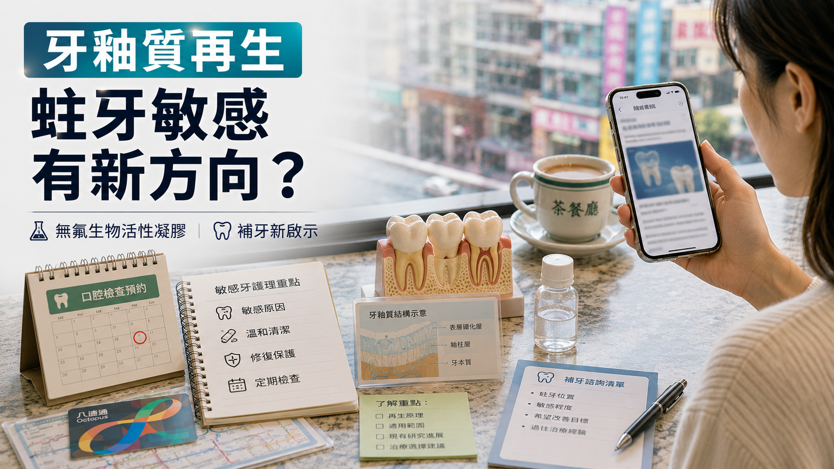 無氟釉質再生，蛀牙敏感有新曙光？