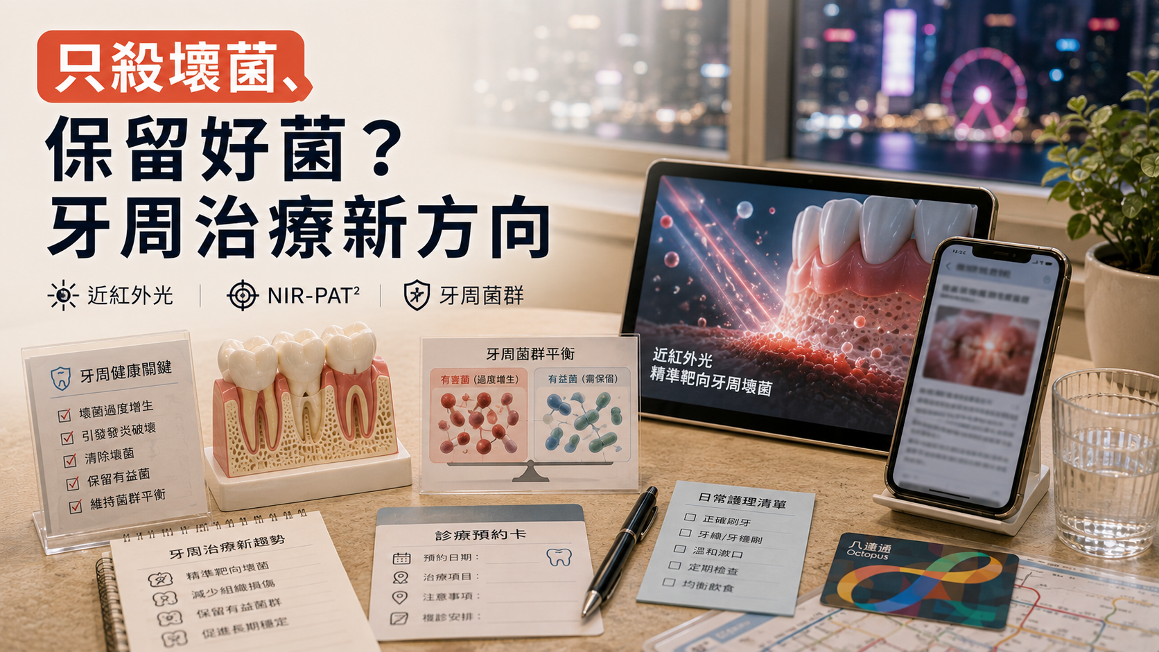 只殺壞菌、保留好菌？牙周治療新方向