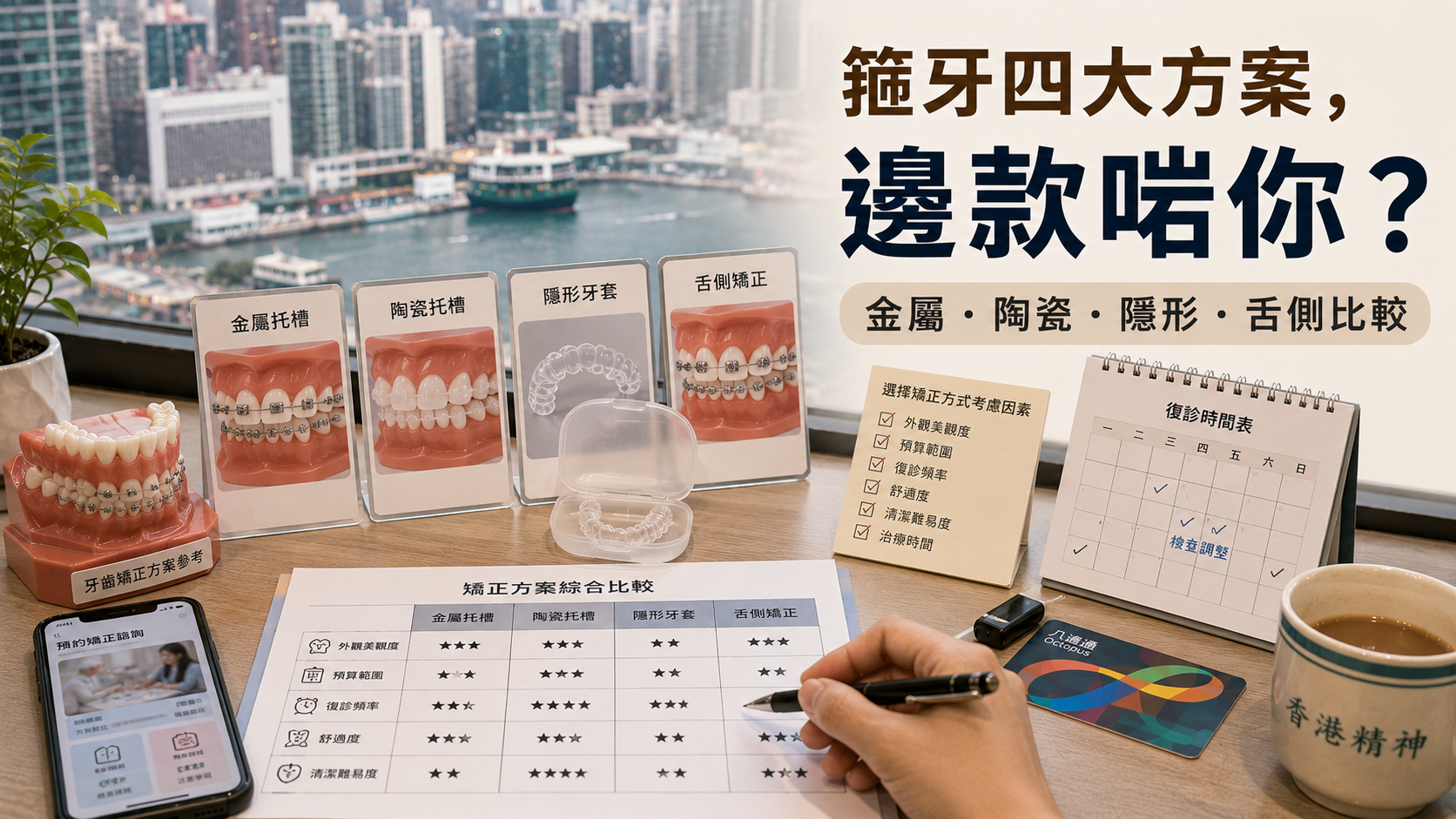 箍牙四大方案，邊款啱你？