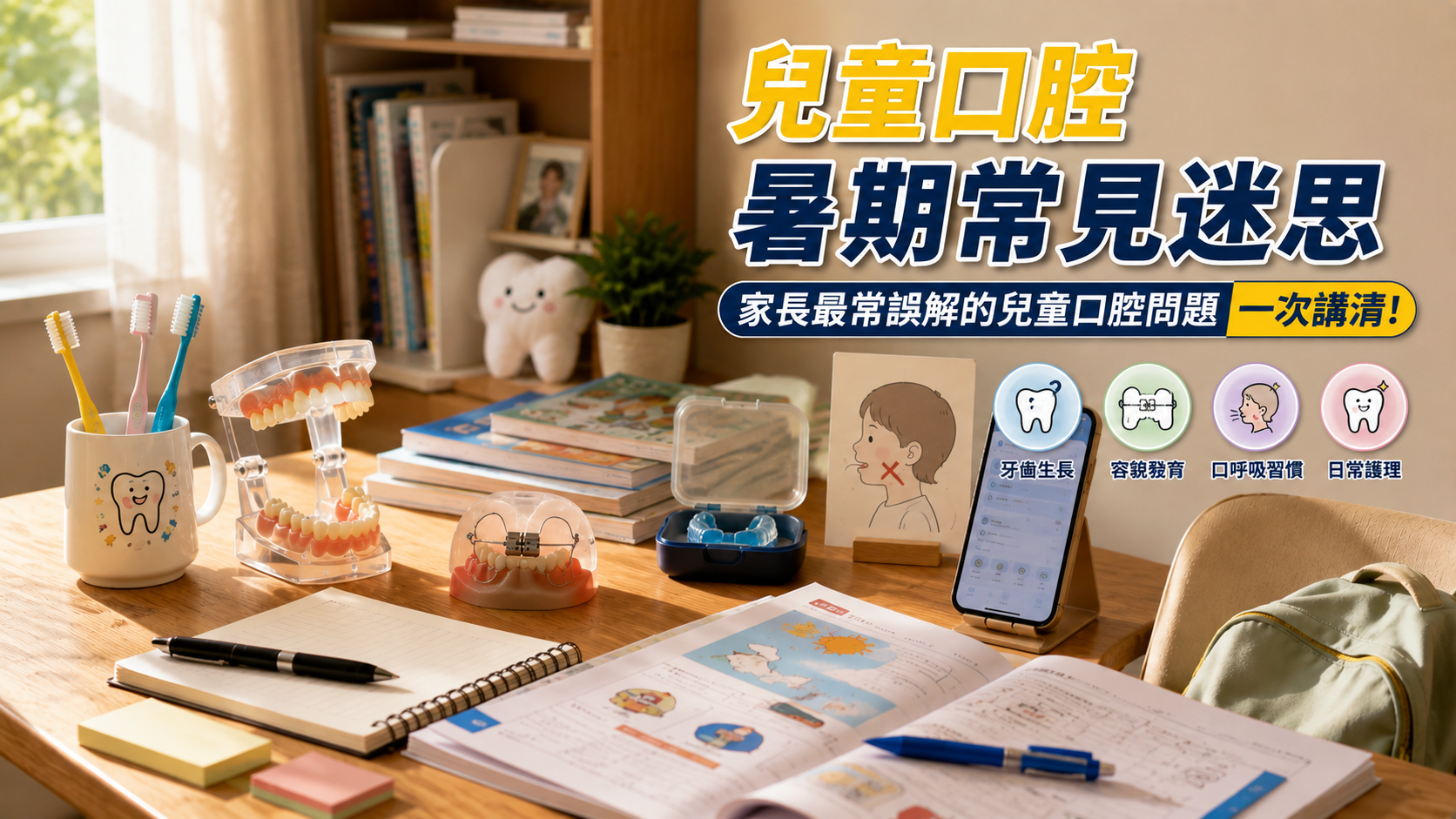 兒童口腔暑期5大迷思全破解