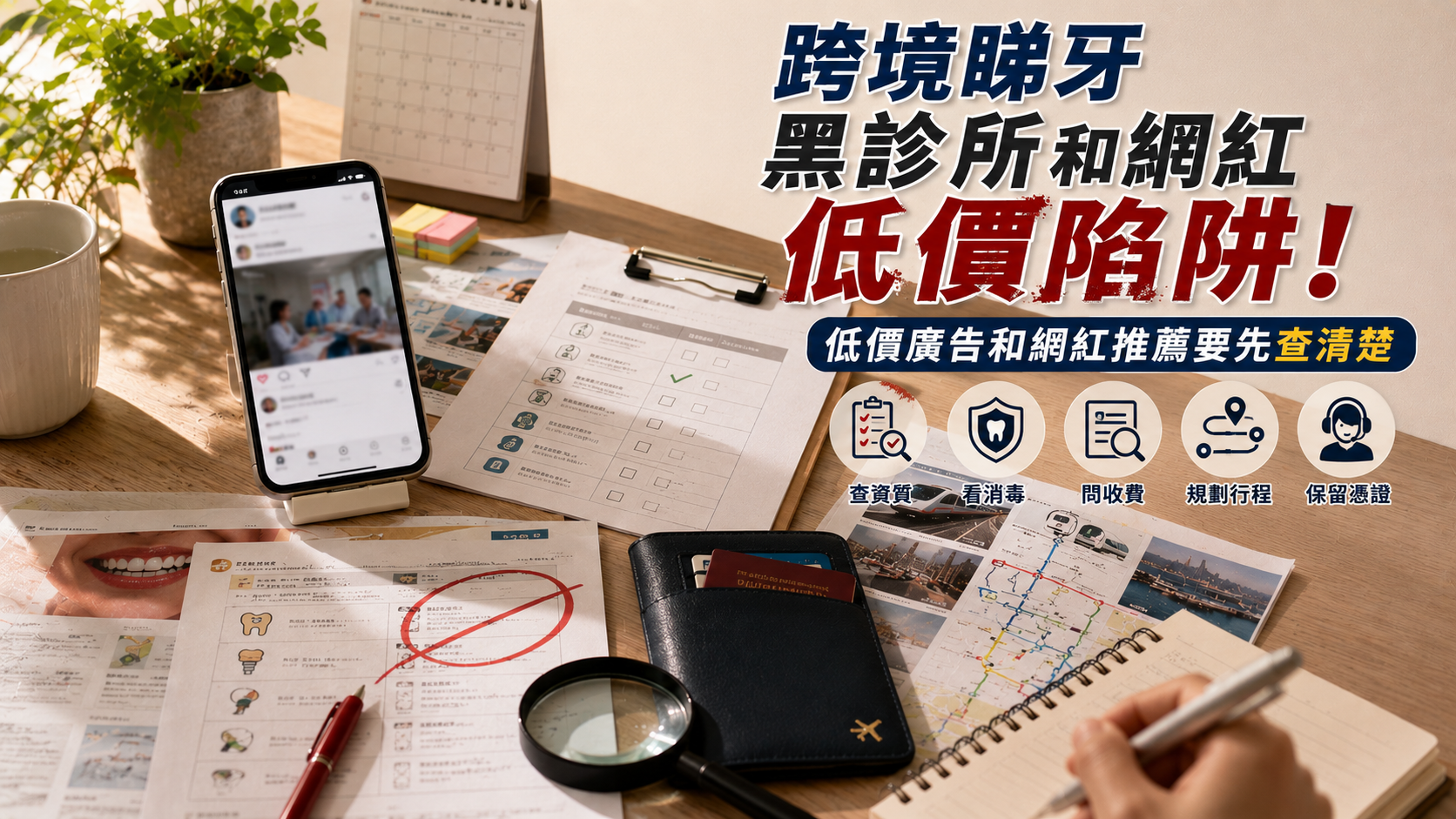 跨境睇牙黑診所網紅陷阱全識別