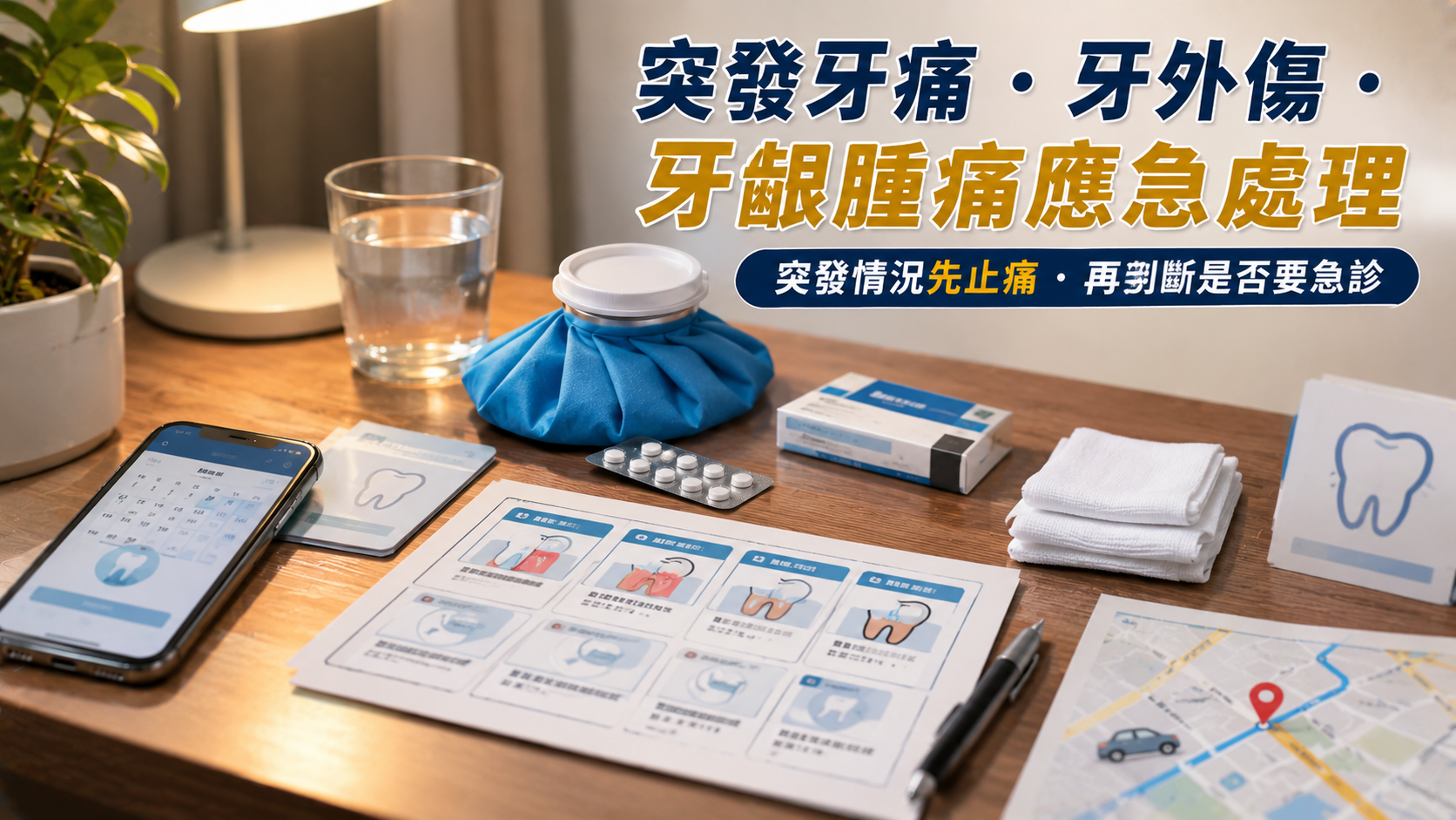 突發牙痛・牙外傷・急性牙齦腫痛應對方法全解析