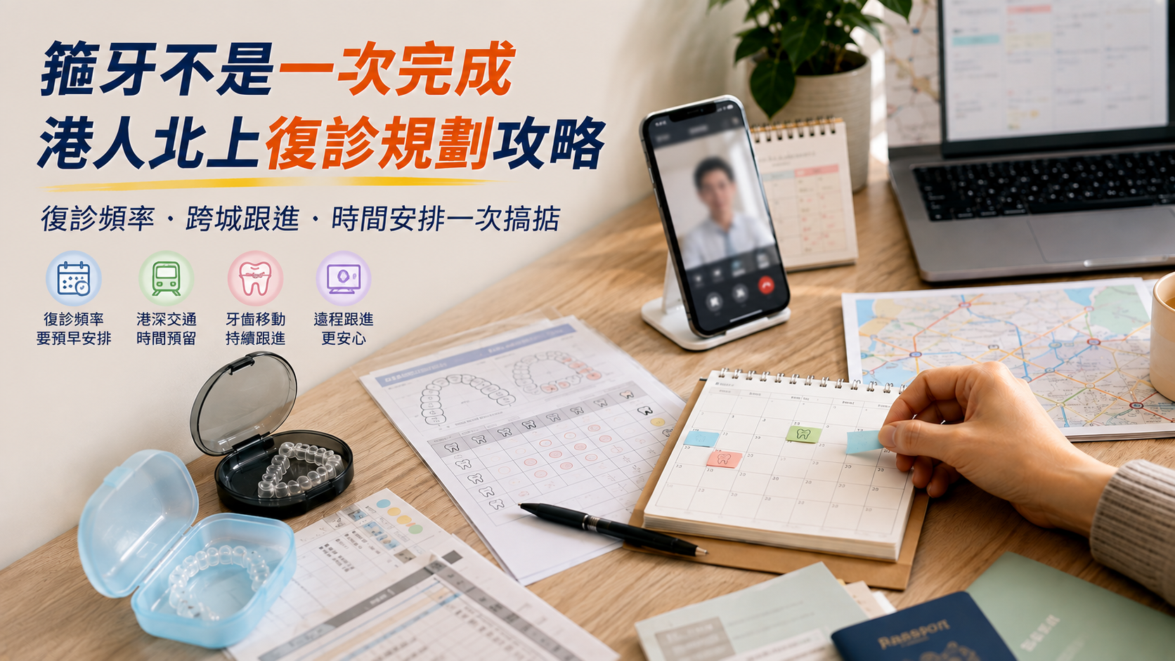 北上箍牙，覆診時間點安排？