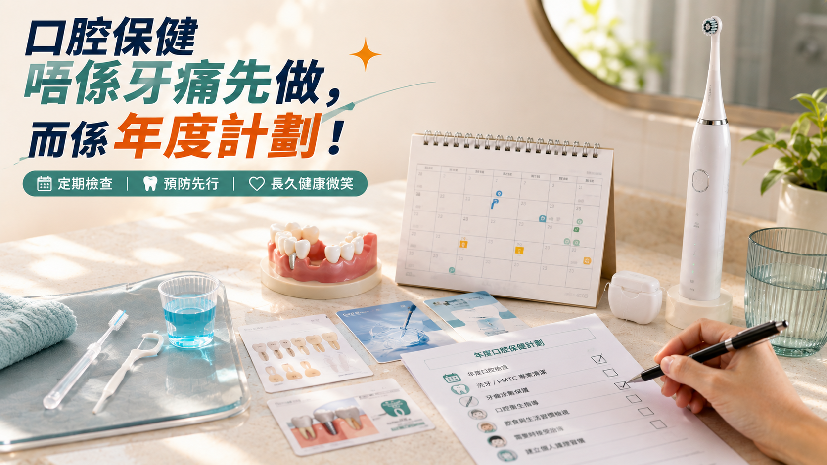 唔痛先保養，一年口腔計劃點做？