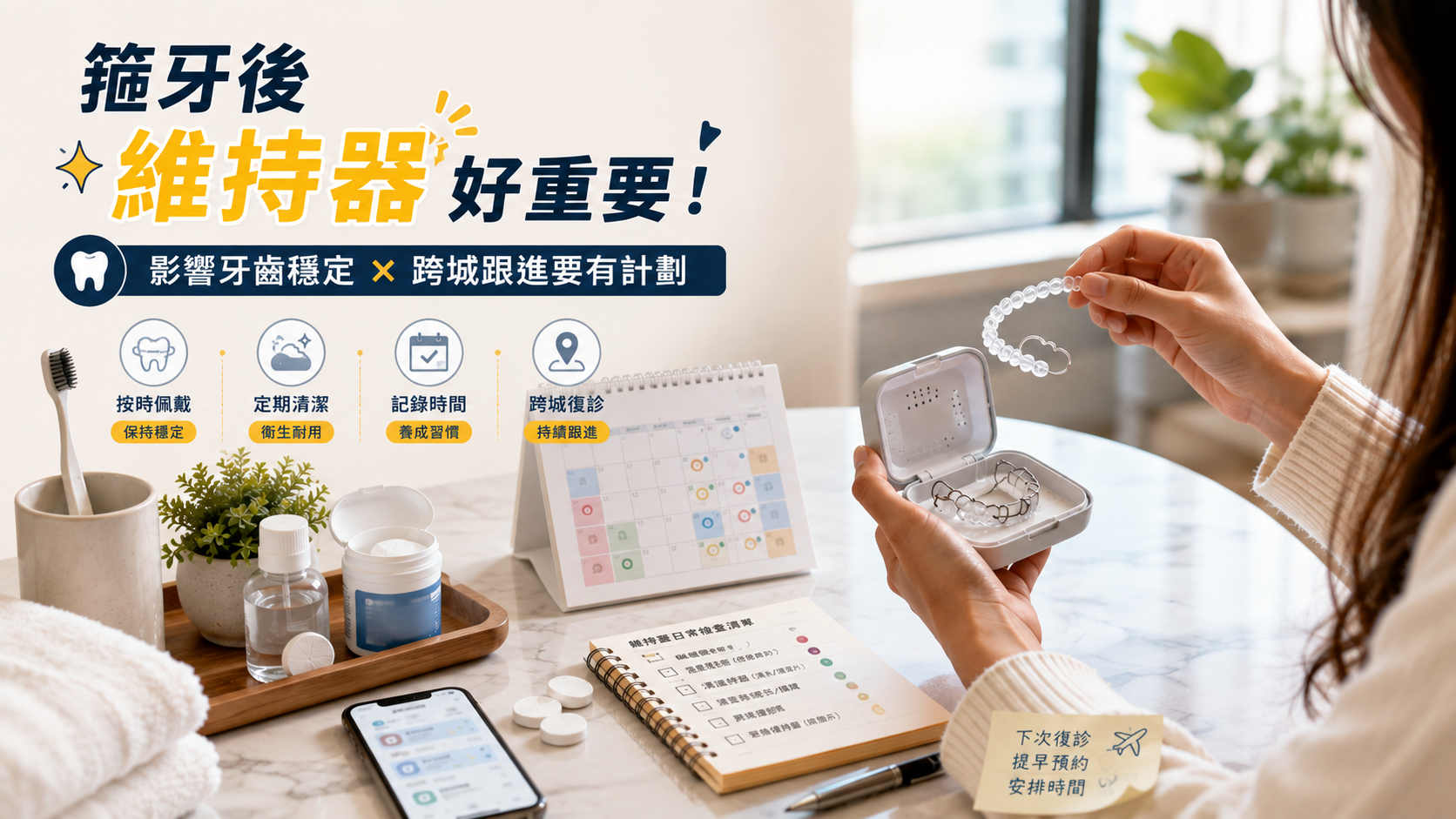 箍牙完唔算完，維持器先係關鍵