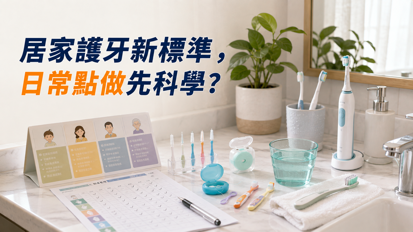 居家護牙新標準，日常點做先科學？