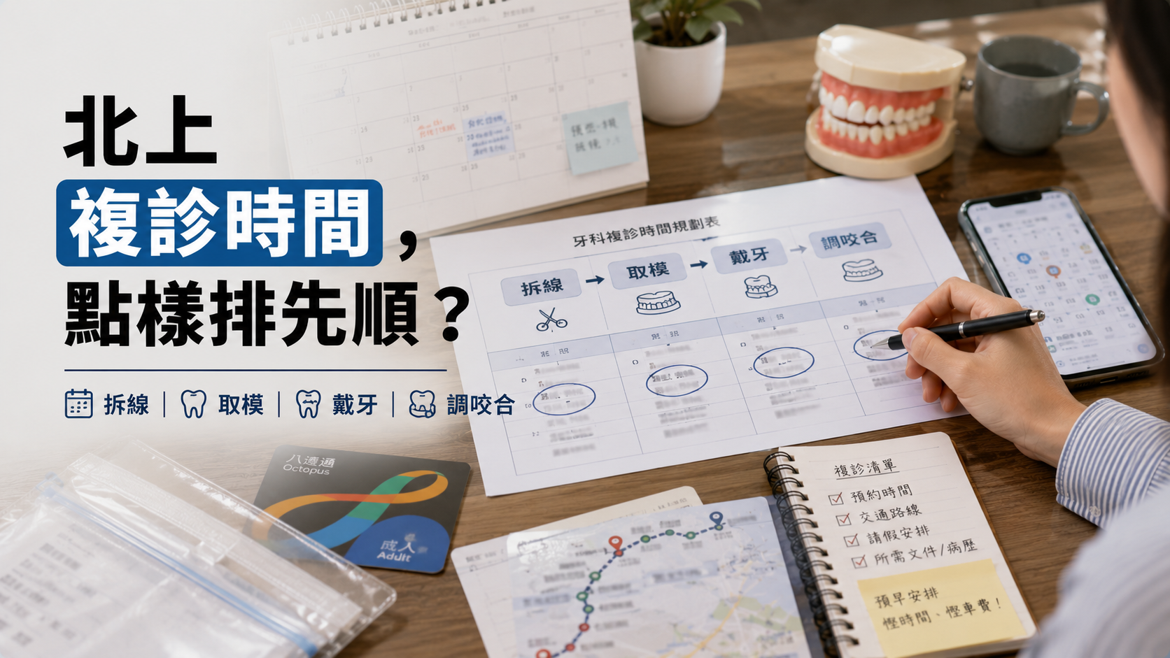 北上複診時間，點樣排先順？