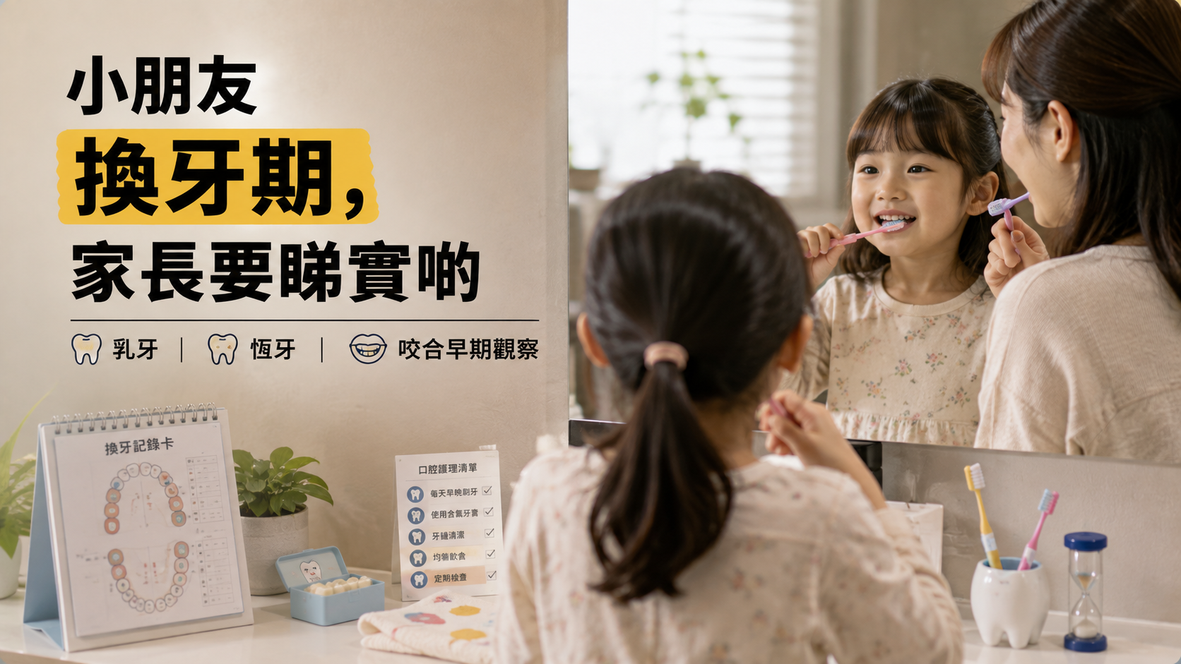 小朋友換牙期，家長要睇實啲