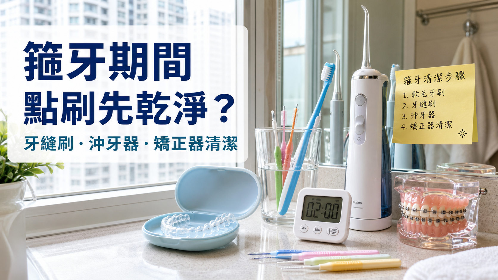 箍牙期間點刷先乾淨？