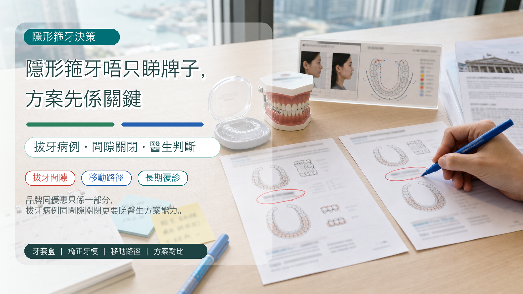 隱形箍牙唔只睇牌子，方案先係關鍵