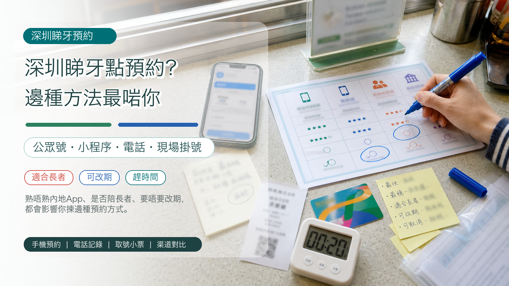 深圳睇牙點預約？邊種方法最啱你