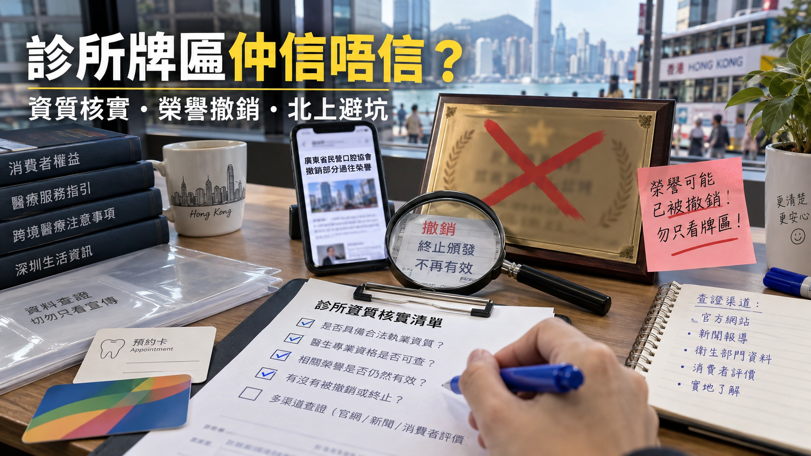 診所榮譽牌匾仲信唔信得過